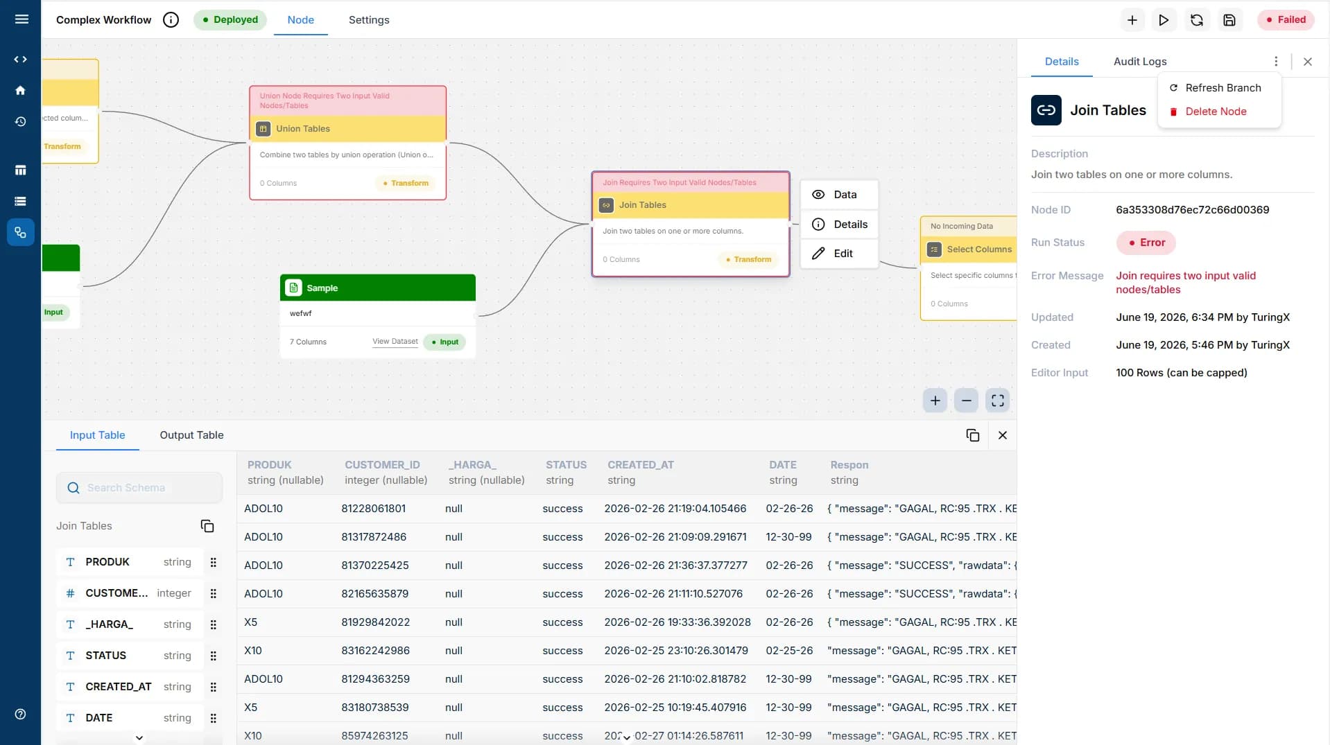 Visual Workflow Builder
